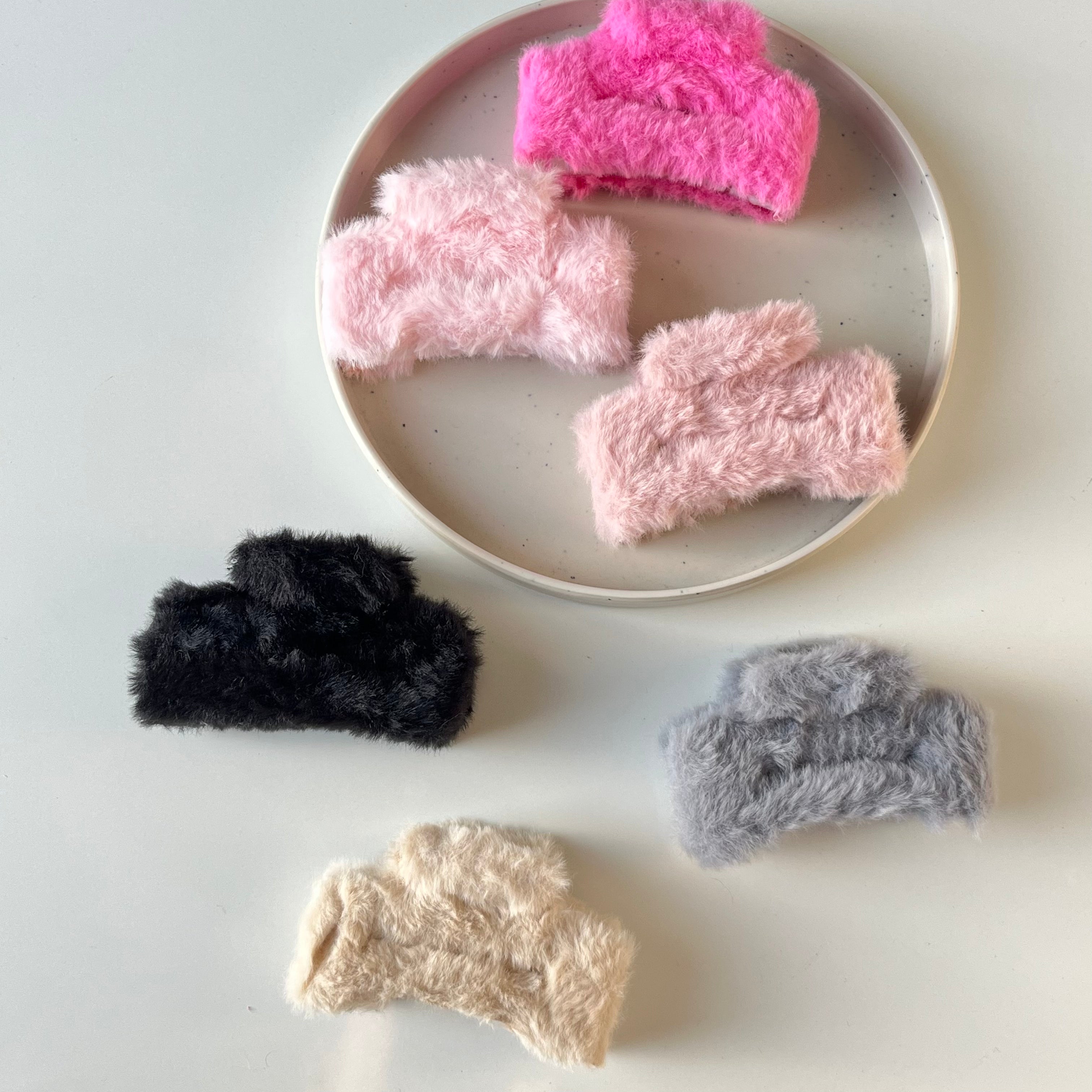 FluffyCharm Claw Clip – Large (Vault Set of 12)